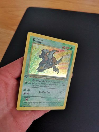 Pokemon Karte Pinsir 1.Edition Holo Jungle 9/64 - Bild 3 von 4