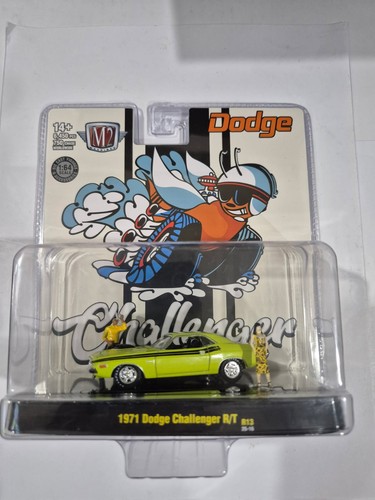 2025 M2 Machines 1971 Dodge Challenger R/T Diorama R13, New Release, Fast Ship - Afbeelding 1 van 2