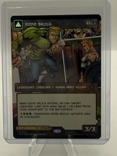 Eddie Brock Venom Lethal Protector Borderless FOIL 0224 Spiderman Magic MTG Card