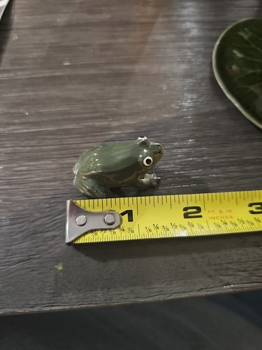 Vintage Hagen Renaker Miniature Lilly Pad and Frog - Picture 12 of 12