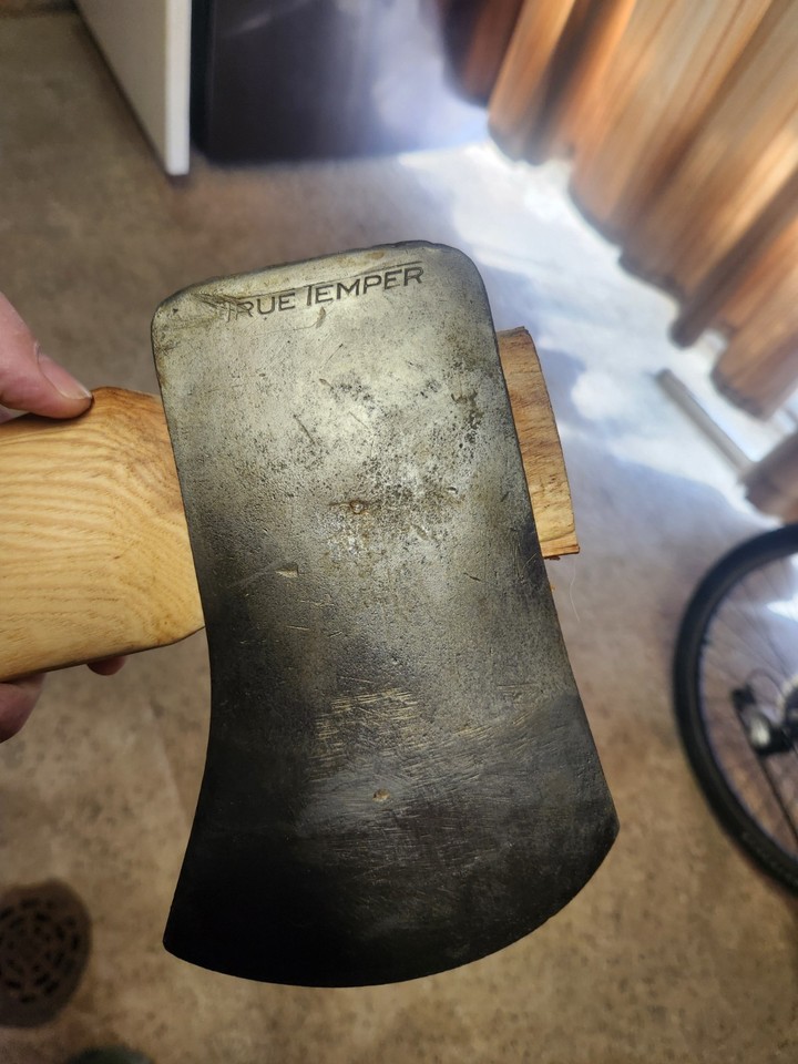 Black Raven Single Bit Axe Antique, Embossed, True Temper | eBay