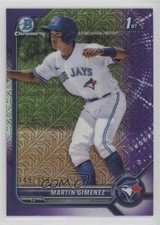 2022 Bowman Chrome Prospects Mega Box Purple Mojo Refractor Martin Gimenez 0wp8
