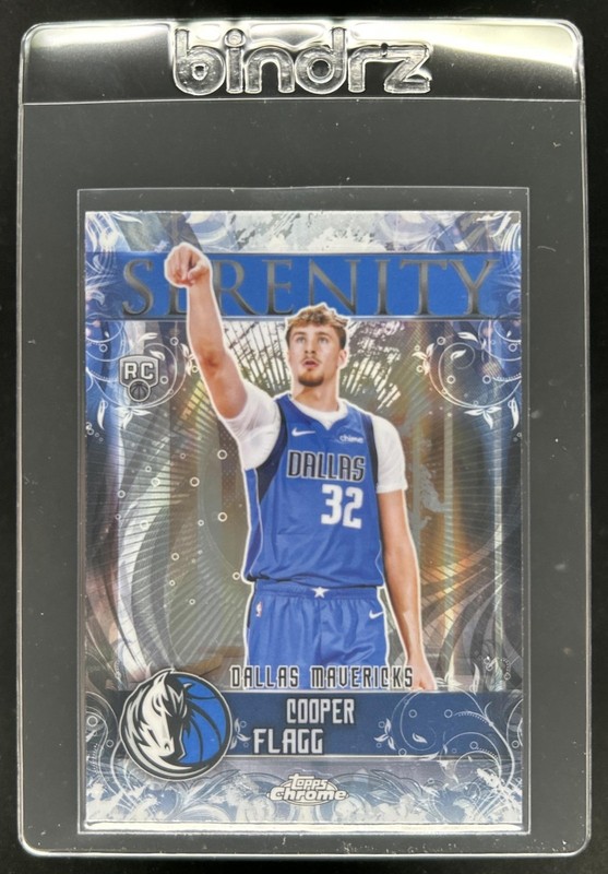2025-26 Topps Chrome Cooper Flagg Serenity RC Rookie #SY-11 Mavericks