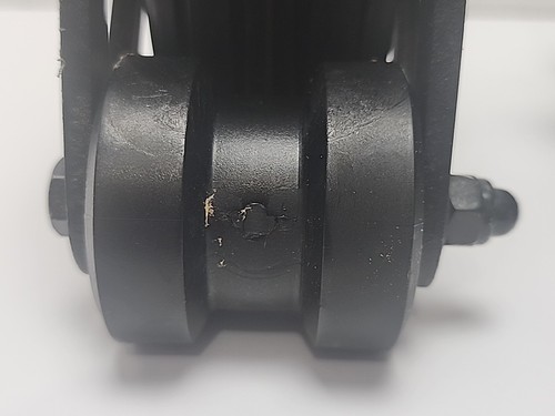 Pride Mobility Curb Climbing Front Caster Set MEC1906699 MEC1909219 Used - Picture 7 of 12