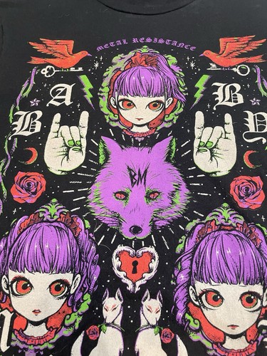 Babymetal T-Shirt Metal Resistance Women’s Medium Black Band Music Hot Topic 84 - Picture 4 of 12