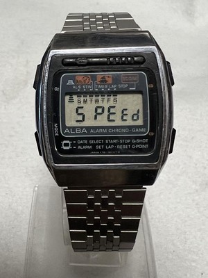 【ALBA】Y760-5000 GAME WATCH レア　ゲームウォッチ gamewatch Rare Alba Y760-5000 Alarm Game Watch Battery