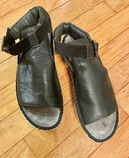 Naot Verbena Leather Ankle Strap Open Toe Platform Wedge Sandal Sz EU 37/ US 6-7
