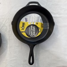 Lodge L9SKCOST4 11 Inch Cast Iron Skillet, Pre-Seasoned and Ready for Use_Black