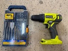 Ryobi P215 One 18v Cordless 1/2 In. Drill Driver w/ bit and drill kit