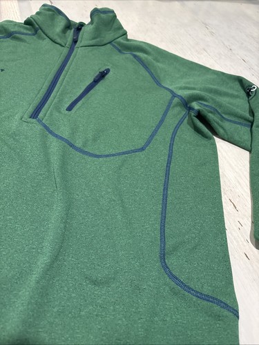 Mammut Kapin Pull Men’s XL 1/4 Zip Fleece Pullover Green-Blue - Bild 7 von 22