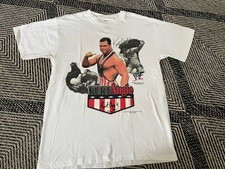 Kurt Angle 2000 World Wrestling Federation WWF Signed Shirt Size L