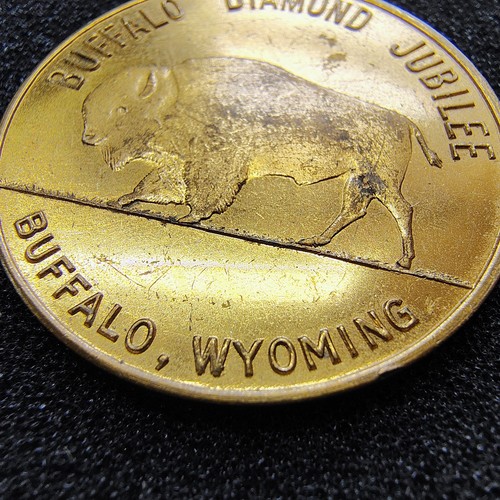 1959 Buffalo, Wyoming - Diamond Jubilee - Souvenir 50¢ - July 3-4-5 1884 - 1959 - Picture 8 of 8