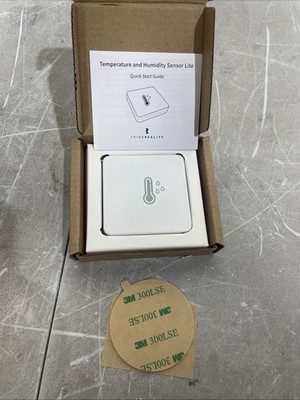 THIRDREALITY Zigbee Temperature and Humidity Sensor Lite,Smart White
