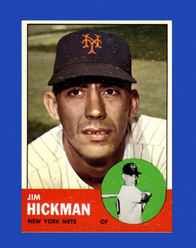 1963 Topps Set-Break #107 Jim Hickman NR-MINT *GMCARDS*