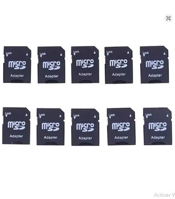 x10 adaptateur carte micro sd - Photo 1/2