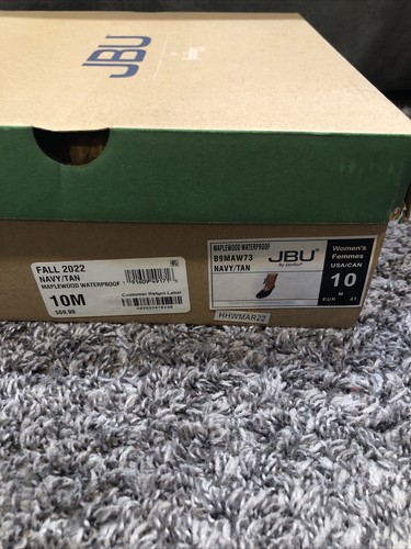 NEU im Karton JBU by JAMBU MAPLEWOOD WASSERDICHTE ENTENSTIEFEL in Größe 10 marineblau/hellbraun - Bild 6 von 6