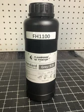Flashforge 3D Printer / Standard Photopolymer Resin / Gray /500g/ Low Odor / NEW