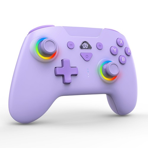 Wireless Switch Controllers for Nintendo Switch,6-Axis Gyro,Turbo,7 RGB Lights - Picture 24 of 29
