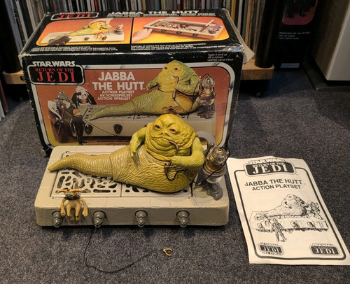 VINTAGE STAR WARS JABBA THE HUTT PLAYSET COMPLETE ROTJ BOXED ROTJ - Picture 1 of 20