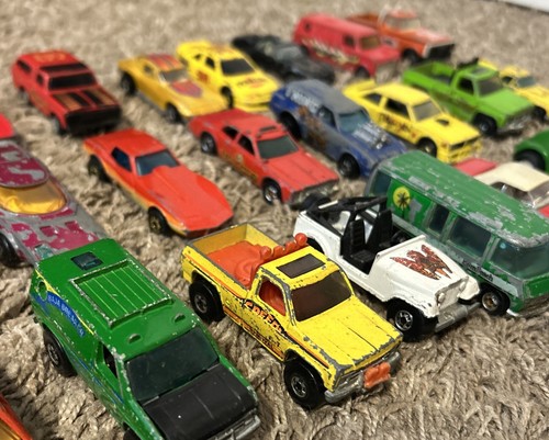 Lote De 27 Coches De Colección Hot Wheels Matchbox Tonka Metal Años 70 Años 80 Tirador "Hot Shot" - Imagen 9 de 10