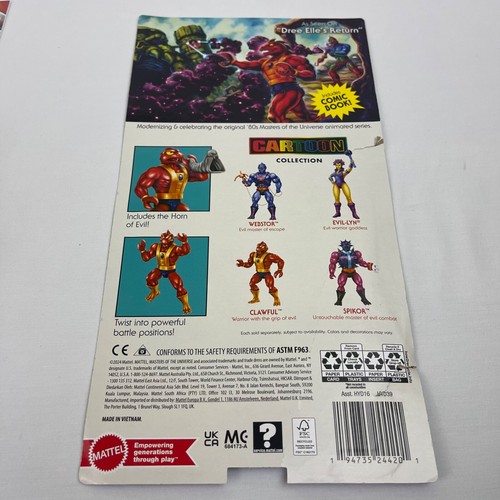 MOTU ORIGINS CARTOON COLLECTION CLAWFUL MASTERS OF THE UNIVERSE NEW DETACH CARD - Picture 4 of 10
