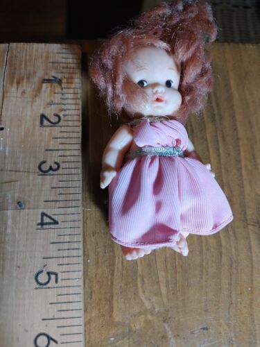 UNEEDA BABY PEE WEE GIRL DOLL PINK DRESS 1966 HONG KONG BABY PEEWEE - Picture 5 of 7