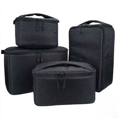Camera Lens Padded Protective Storage Bag Accessories Insert Liner Case DSLR SLR - Image 1 of 4