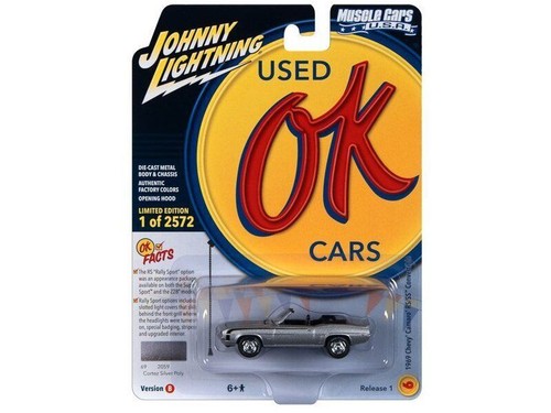 Johnny Lightning JLMC032B-6 Chevrolet Camaro RS/SS Covertible silber 1969 - 1:64 - Picture 1 of 2