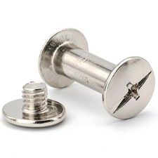 M4 M5 Stainless Steel Chicago Binding Screws Nail Rivets for Photo Album Leather
