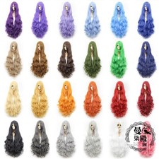 100cm / 40" New Fashion Party Long Curly Daily Cosplay Wig Hair 24colors