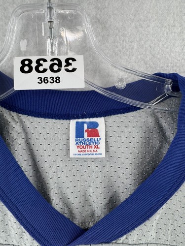 Vintage Detroit Lions Jersey Youth XL Russell Athletic Tony Semple NFL 90s Rare - Picture 4 of 14