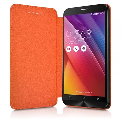 Etui à Rabat Couleur Orange usine (Ref.6-A) pour Smartphone SFR Startrail 8