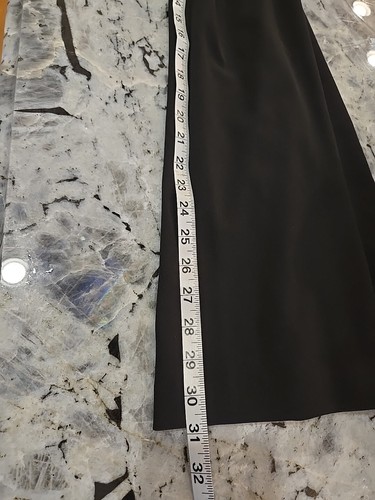 NEW JS COLLECTIONS Black LILITH One Shoulder ROSETTE Wide Leg EVENING JUMPSUIT 6 - Picture 11 of 11