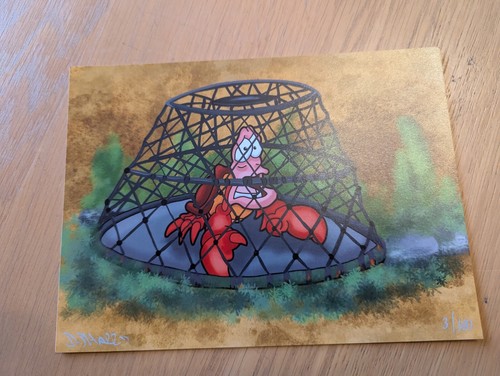 Stampa illustrazione opera d'arte Save Sebastian, limitata, firmata dall'artista 3 di 300