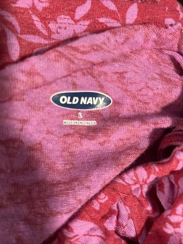 Old Navy Women's Size Large One Shoulder Flower Print Top A-2 - Picture 8 of 8