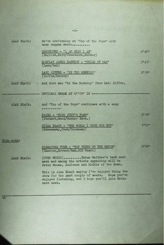 BBC 387 Transcription Disc TOP of POPS Live The FACES  CILLA BLACK STEELEYE SPAN - Picture 3 of 6