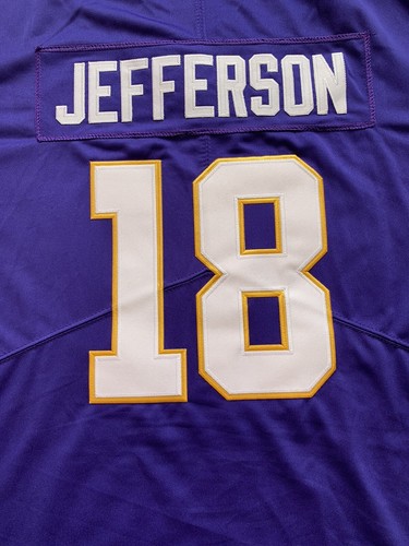 NWT Men’s Nike Purple Justin Jefferson Jersey Large Vikings - Picture 2 of 5