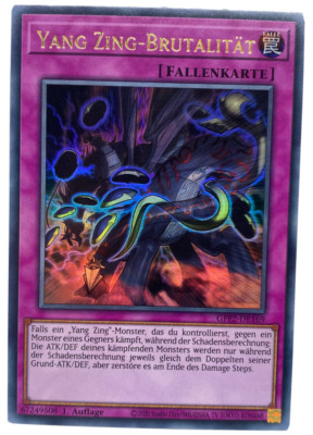 Yu-Gi-Oh! GFP2-DE169 Yang Zing-Brutalität Ultra Rare 1. Auflage NM