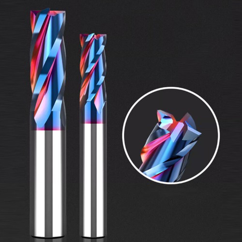 1mm - 20mm Solid Carbide End Mill 4 Flute nAco Coated HRC63° Endmill Slot Drill - Picture 4 of 10