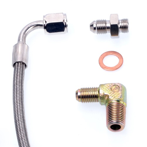 TRITDT se adapta a 300ZX Z32 con stock Twin Garett T25 kit de línea de alimentación de aceite rodamiento de aceite - Imagen 2 de 3