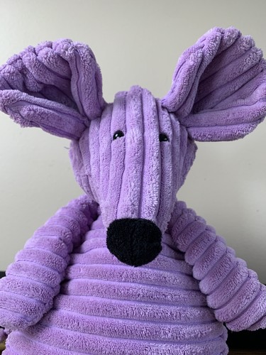Jellycat London Mouse Rat Cordy Roy Corduroy Purple Plush Stuffed Animal 15" HTF - Picture 3 of 12