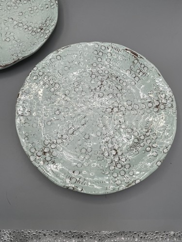 Williams Sonoma Coastal Plates Melamine Sea Foam Green Salad Dinner Set of 5 - Picture 8 of 8