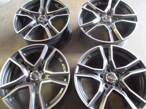 JUEGO DE LLANTAS OZ ADRENALINA NEGRO PULIDO EN 8Jx17 ET48 5x112mm para Audi, VW, Seat