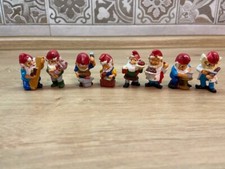 Kinder Surprise Lot of 8 Gnomes Collectible Toys Ferrero 1992