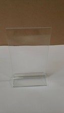 Clear T-Style Display/Sign Holder 3.5"×6.875