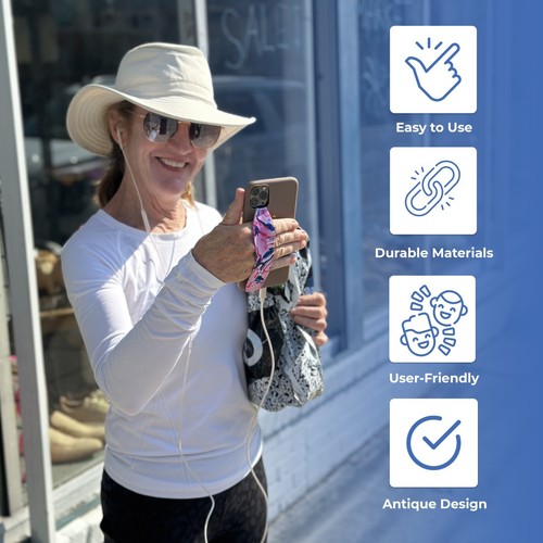 Universal Phone Grip Straps for Secure Handling | Reversible - Rapids 3 - Picture 9 of 60