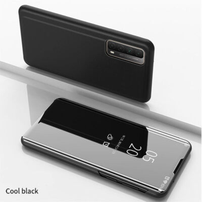 For Huawei P Smart P40 P30 Lite 5T Luxury Matte Slim View Flip Stand Phone Case