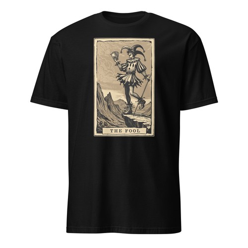 Der Narr Tarotkarte Shirt Hofnarr Gothic Horror T-Shirt Gr. S-3XL Geschenk - Bild 5 von 13