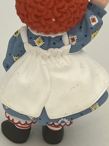 Top de fregona vintage de los 90 con sello Madame Alexander Wendy Raggedy Ann adorno - Imagen 11 de 14