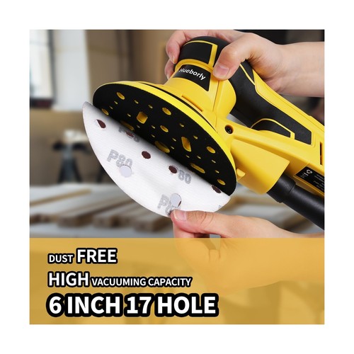 Electric Random Orbital Sander Brushless Motor Powerful 350W Polisher Sander ... - Picture 5 of 8